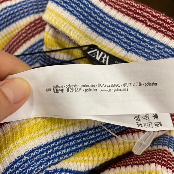 Zara stripe pants NWT - Picture 6 of 11